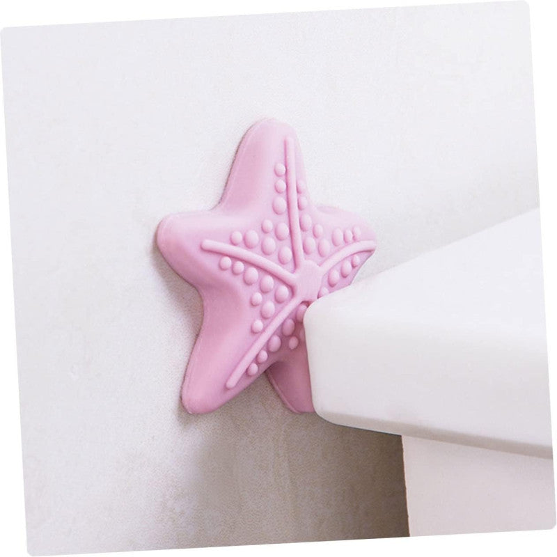4 Pcs Silicone Stars Door Stopper