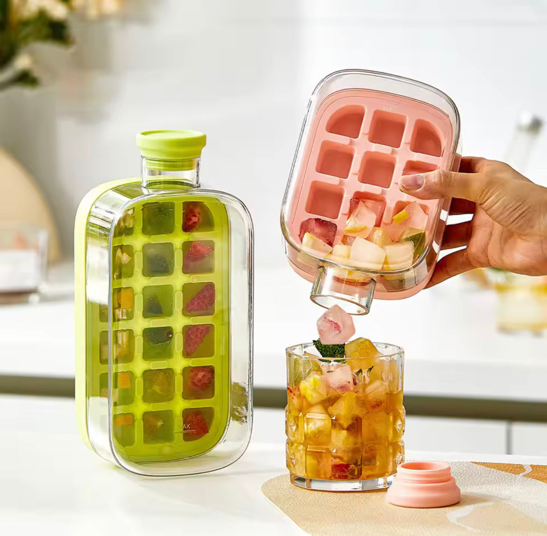 2 In 1 Ice Cube Bottle