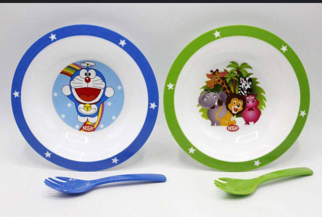 Pack of 2 Baby Bowl set Cute Childern Bowl Set