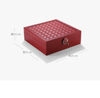 High-End Leather Jewelry Organizer