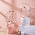 Minimal Makeup and Jewelry Storage With LED Bulb