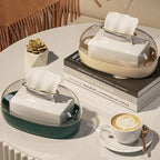 Wall Mounted Oval Tissue Box