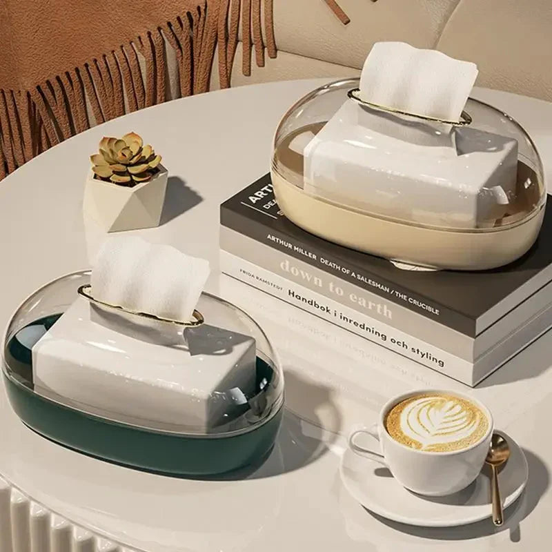 Wall Mounted Oval Tissue Box