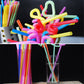 Disposable Plastic Color Straw (100 Pcs)