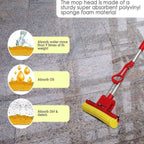 Super Absorbent PVA Double Roller Sponge Mop