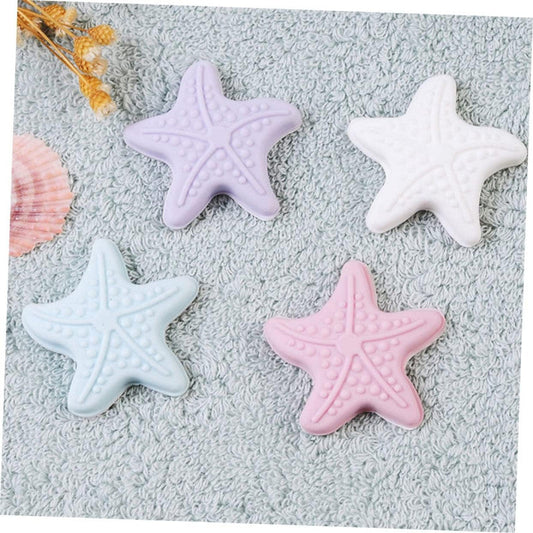 4 Pcs Silicone Stars Door Stopper