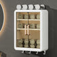 Wall-Mounted Storage Rack with Magnetic Suction
