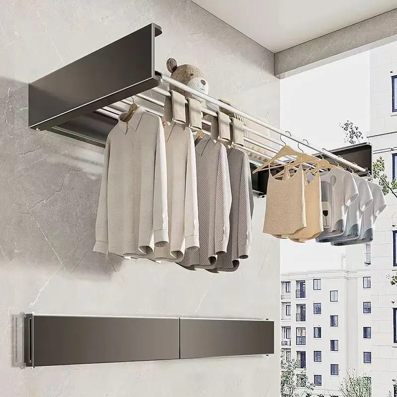 Retractable Wall Mounted Laundry Drying Rack