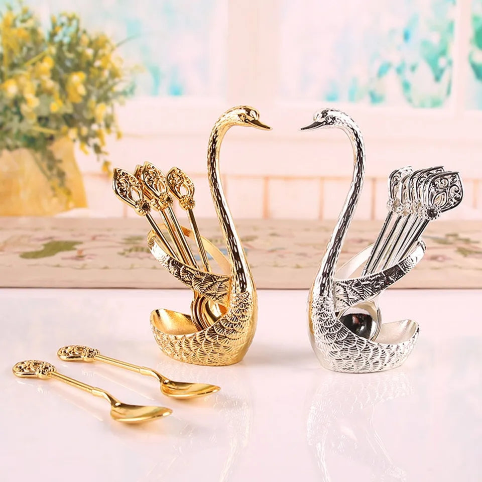 Creative Spoon Set With Stand