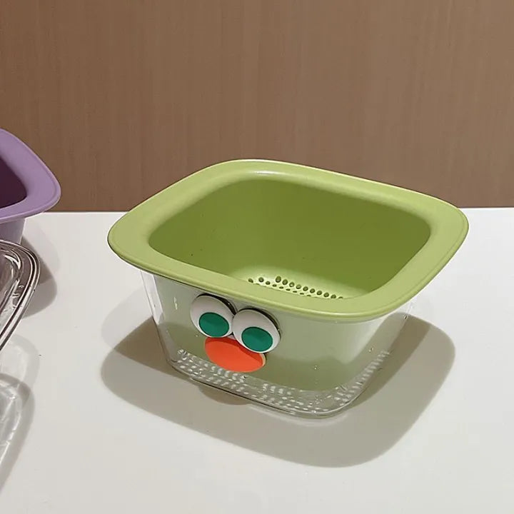 Mini Beautiful Water Draining Plate (Pack of 2)