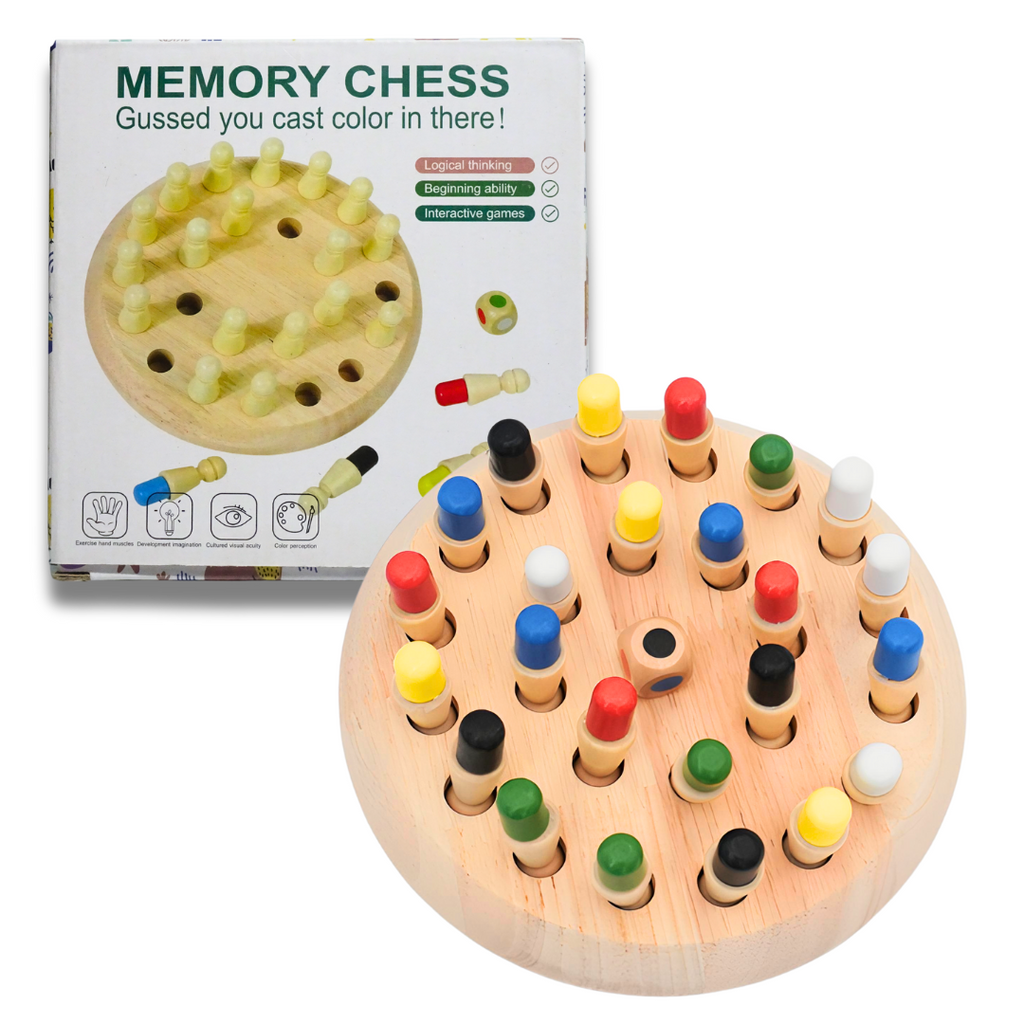 Memory Chess Wooden Memory Game