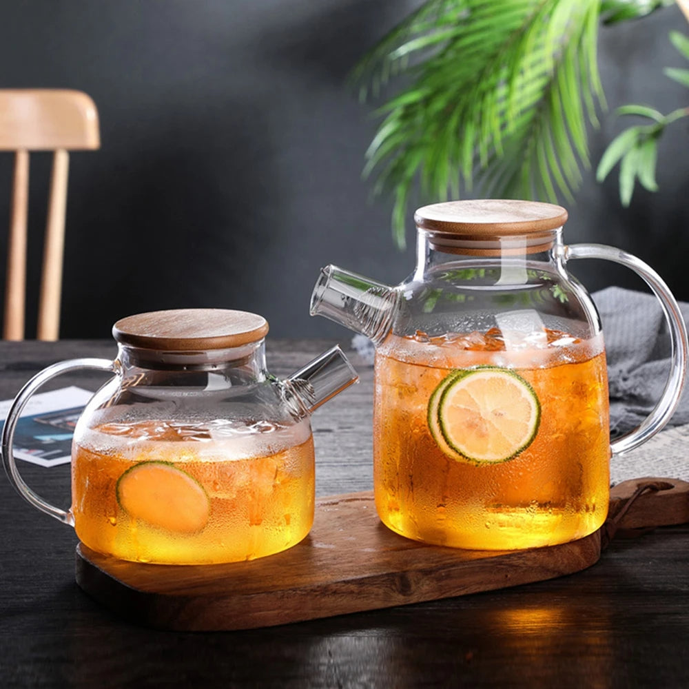 Transparent Glass Teapot