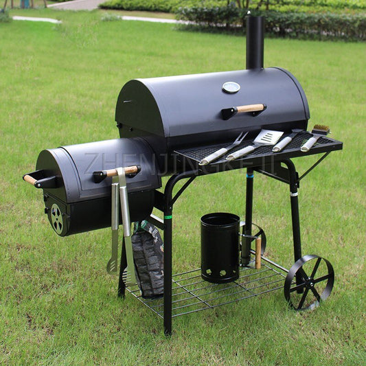 American Smoked Oven Charcoal Outdoor Barbecue Grill
