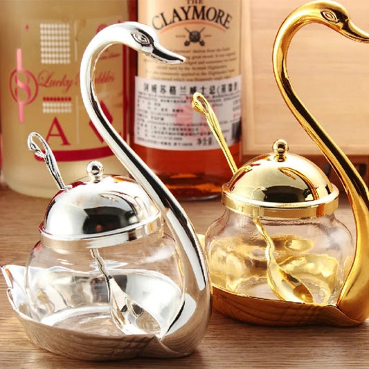Swan Shaped Sugar Pot