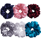 BLISS SILK XL Scrunchies - Pack of 6