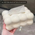 Bubble Bow Tissue Box – Cute Decorative Tissue Holder