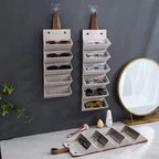 Premium Leather Foldable Sun Glasses Organizer