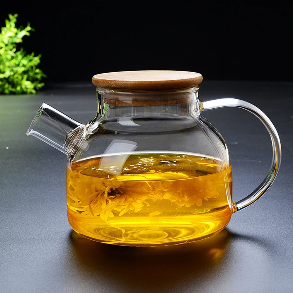 Transparent Glass Teapot