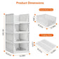 Foldable Storage Bin Stackable Drawer