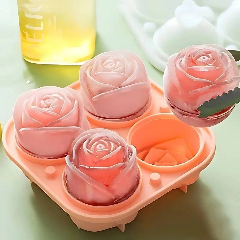 Rose Style Ice Cube Tray