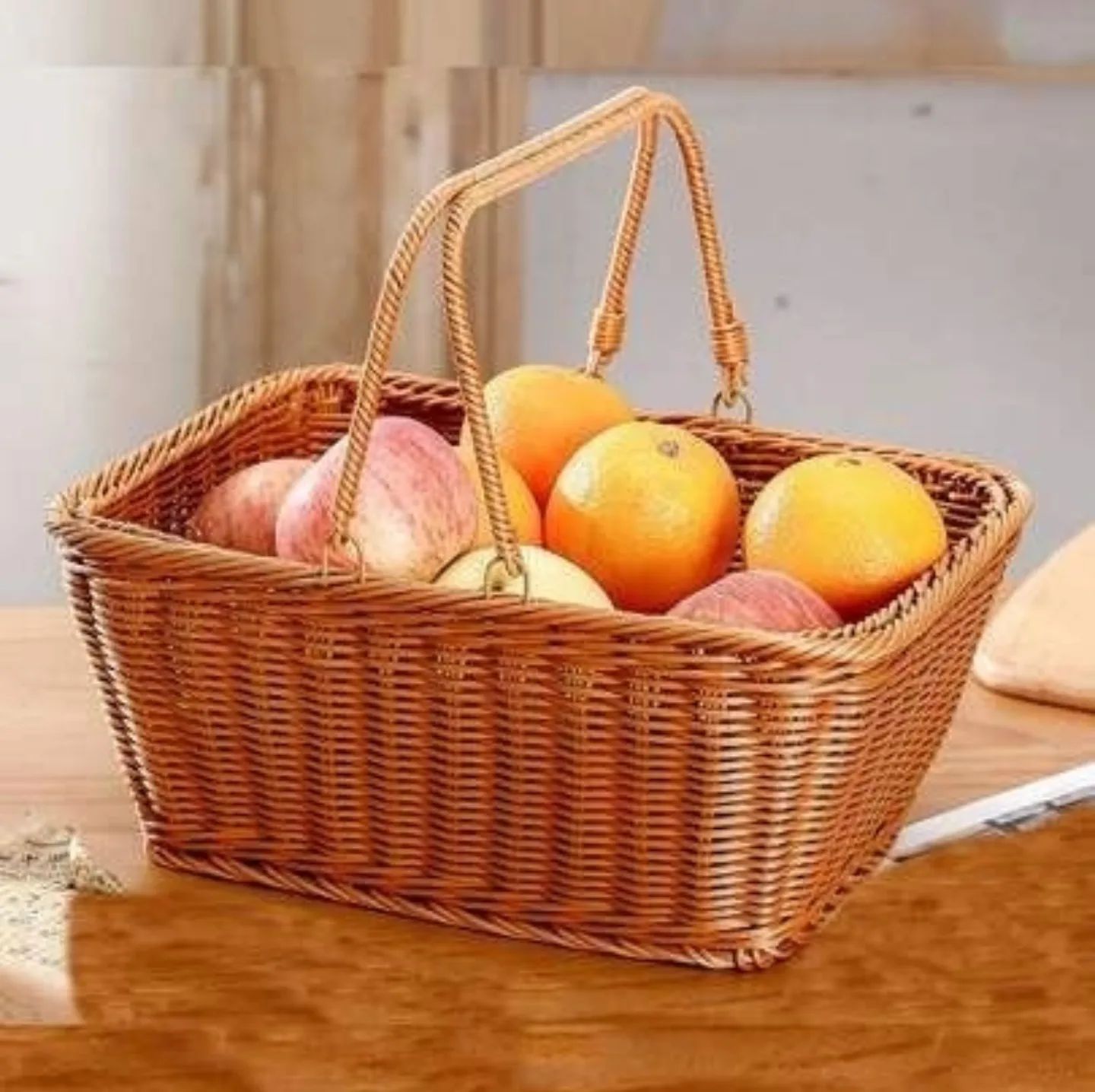 Light Weight Rattan Storage Basket