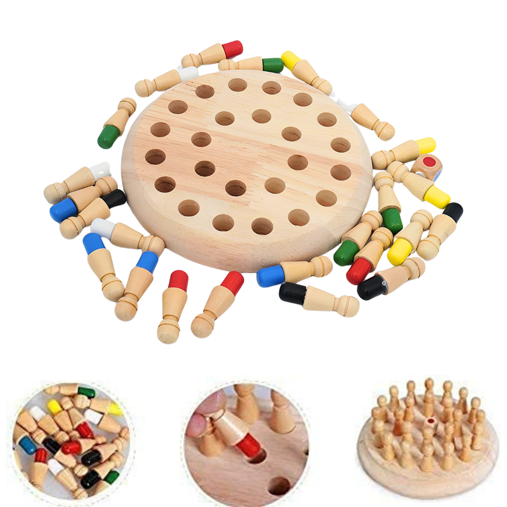 Memory Chess Wooden Memory Game