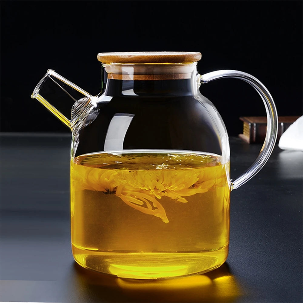 Transparent Glass Teapot