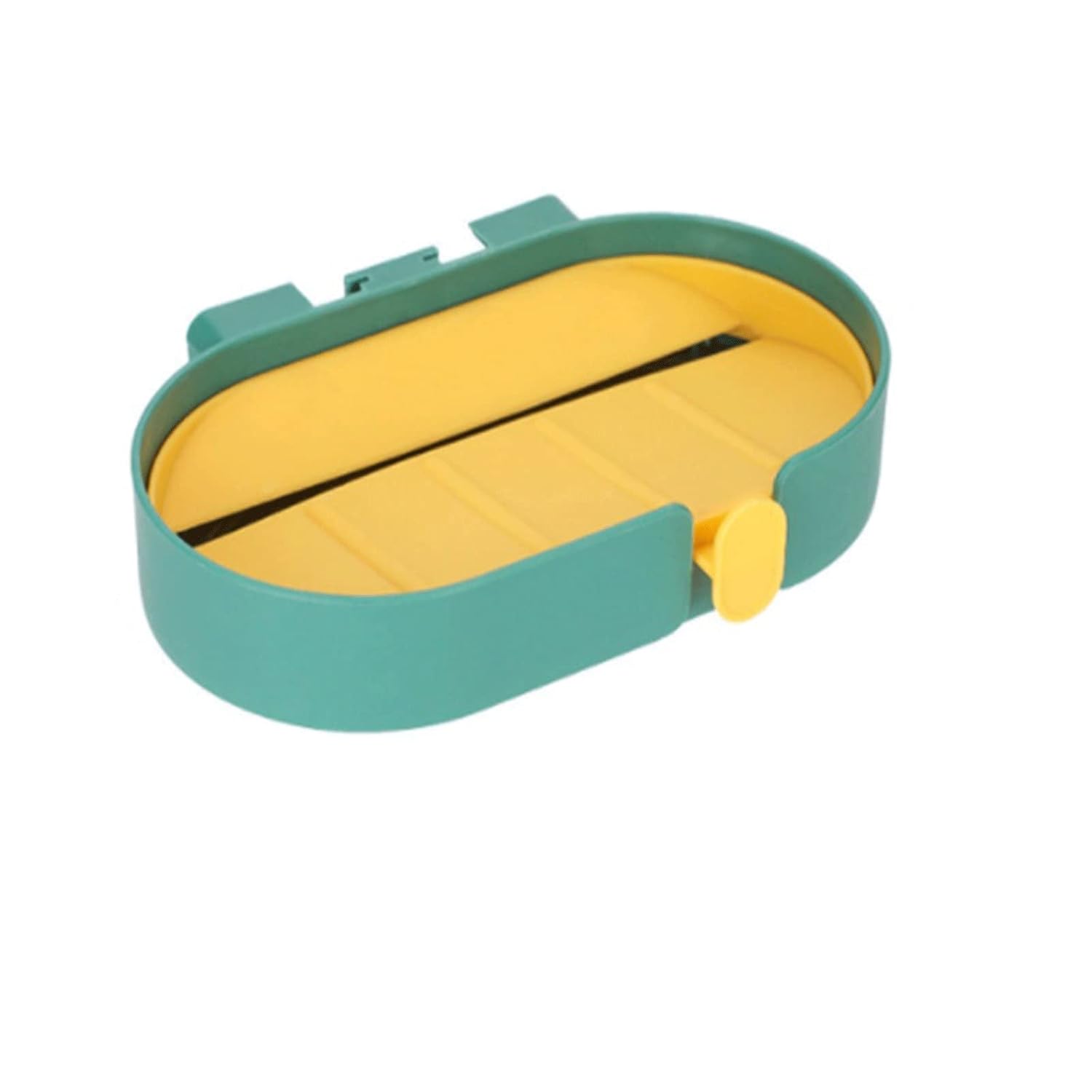 Wall-Mounted Double Drain Soap Tray