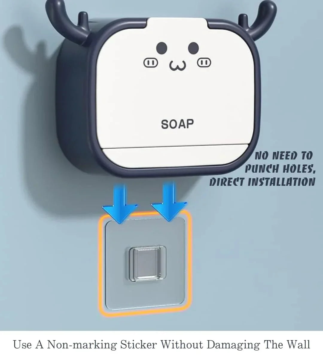 Wall Mounted Single Layer Soap Box