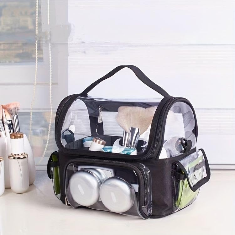 Brush Bag with adjustable Dividers and Side Compartments
