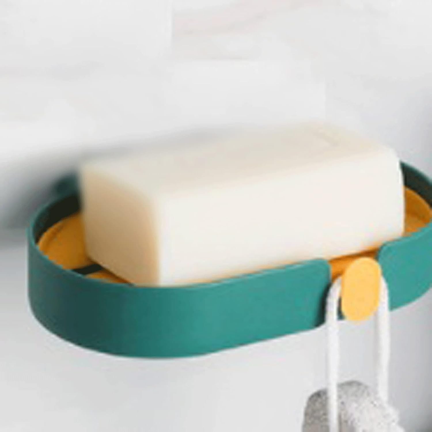 Wall-Mounted Double Drain Soap Tray