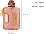 Straw Water Bottle