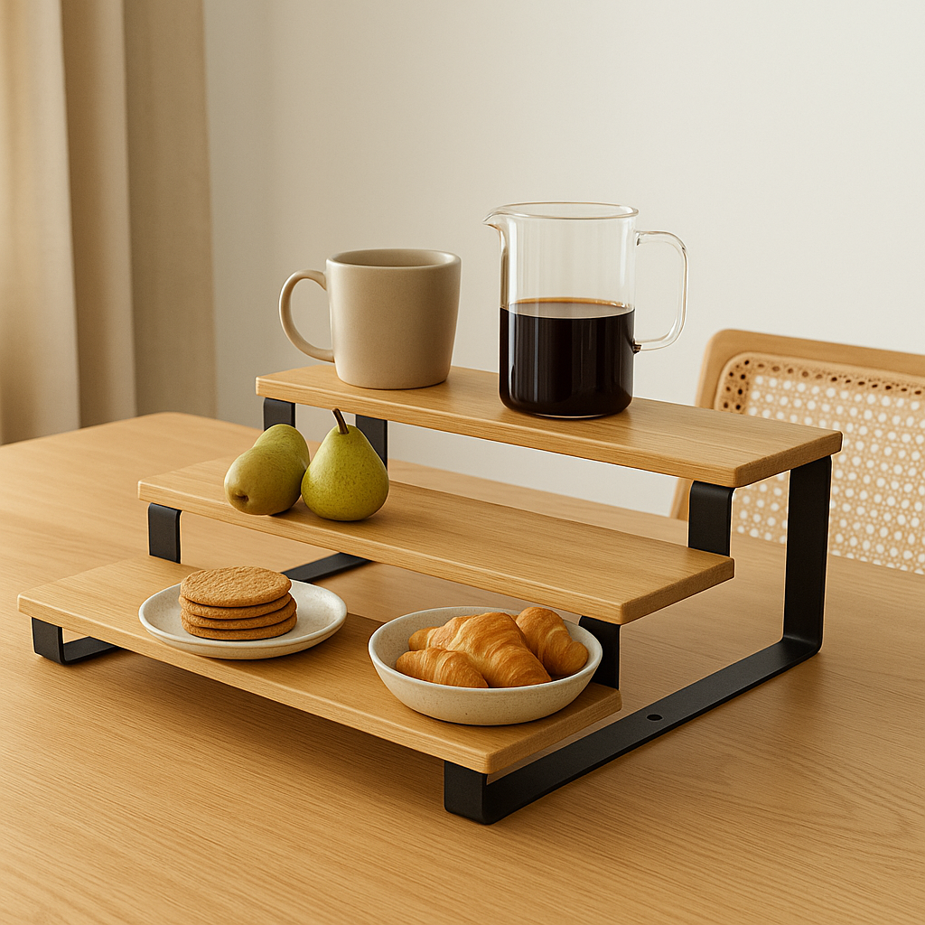 Multipurpose 3 Step Wooden Stand