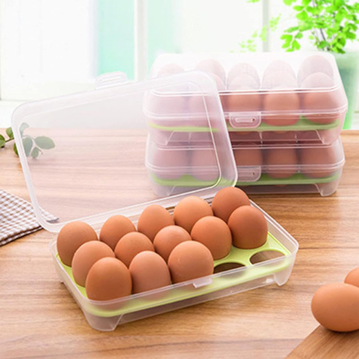 2 in 1 Egg Tray Storage Box