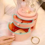 Minimal Makeup and Jewelry Storage With LED Bulb