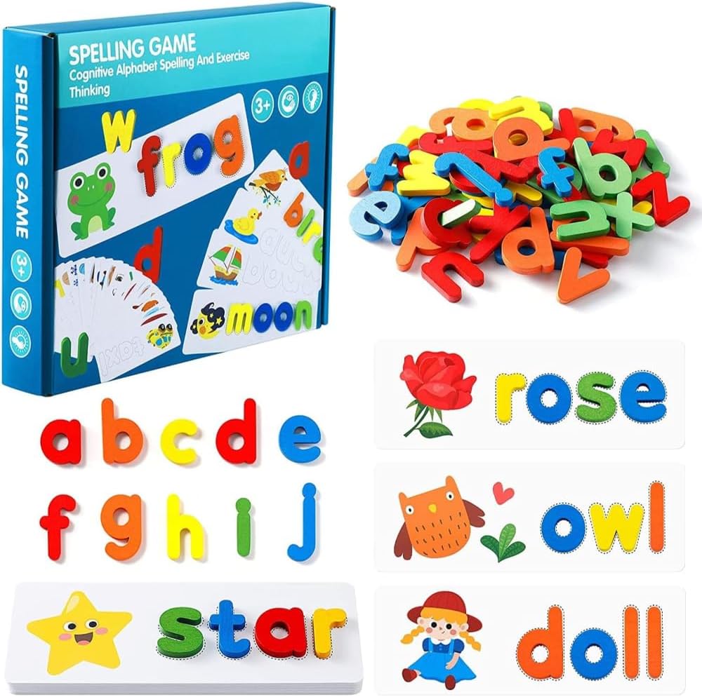 Wooden Spelling Game