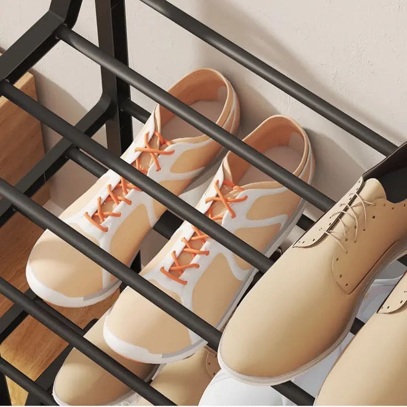 Simple Shop Rack 4 Layer Simple Shoe Rack - Martix