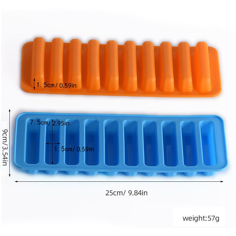 10 Grids Silicone Ice Cue Tray