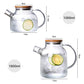 Transparent Glass Teapot