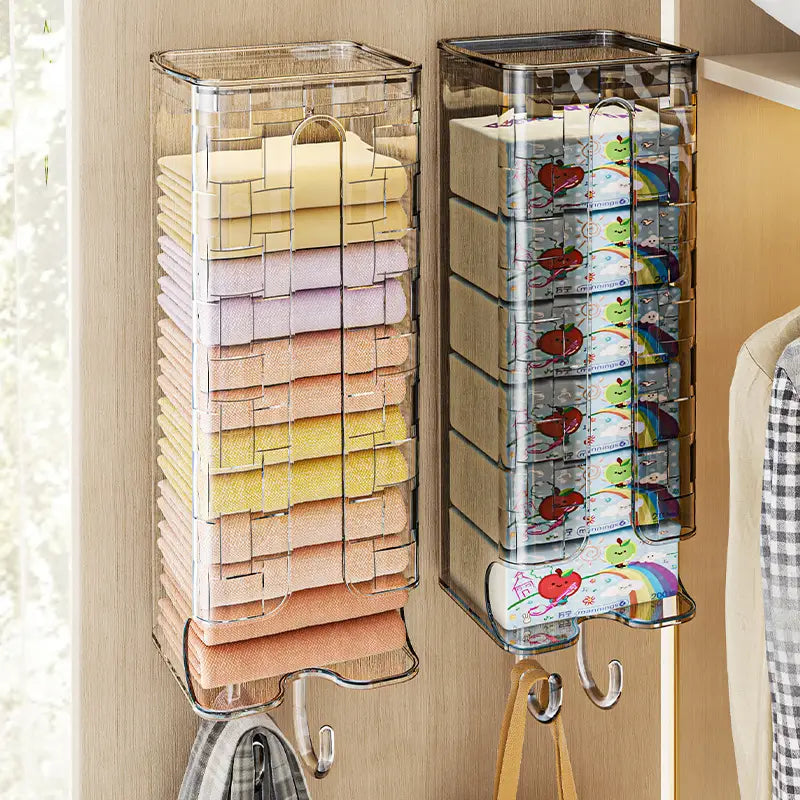 Wall mounted socks and undergarments Organizer