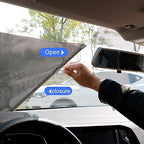 Retractable Car Windshield Sun Shade