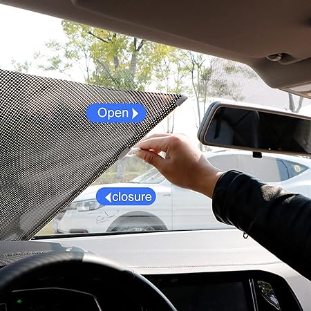 Retractable Car Windshield Sun Shade