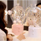 Minimal Makeup and Jewelry Storage With LED Bulb