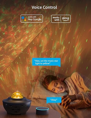 Galaxy Projector Lights With Bluetooth Speaker