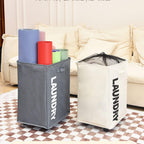Laundry Basket with Wheels