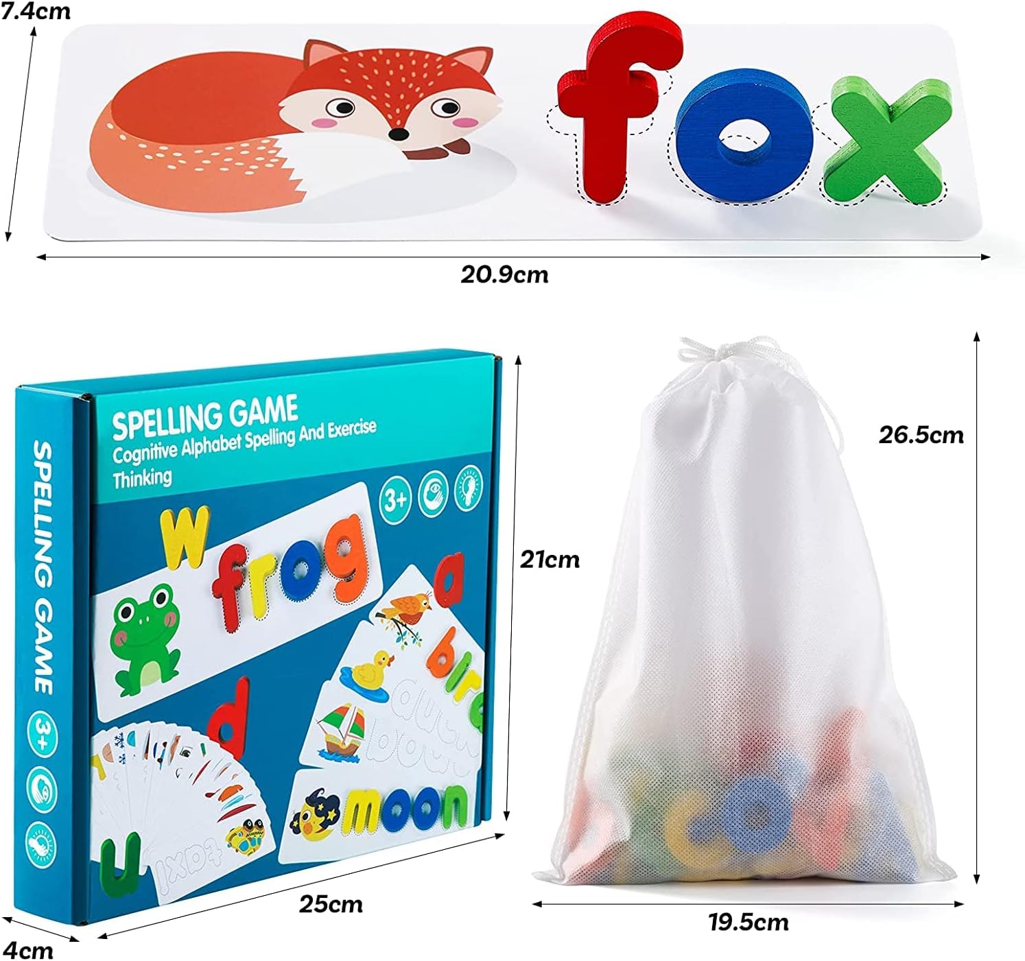 Wooden Spelling Game