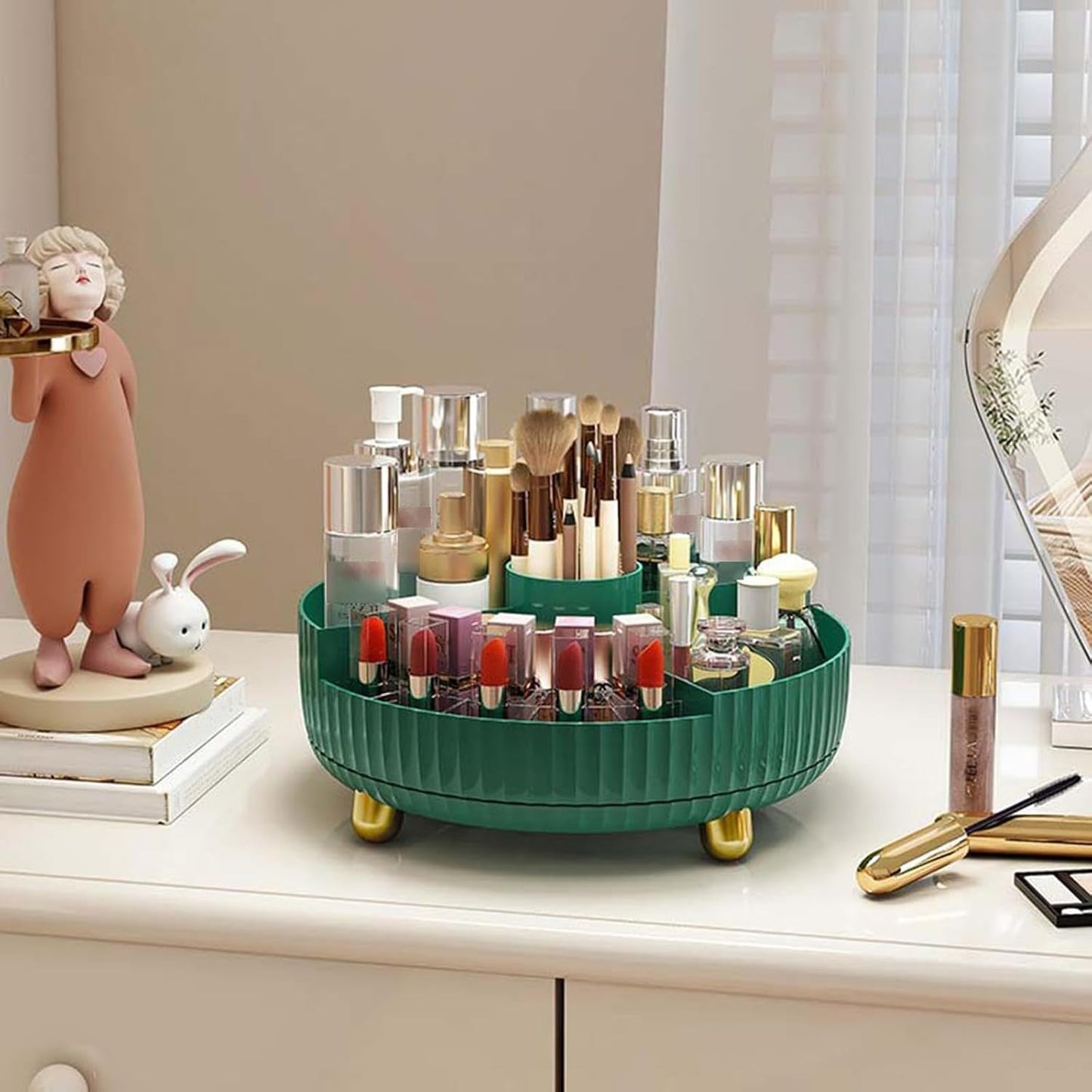 Spinning Skincare Lotion Organizer