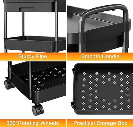 Multifunctional Trolly Storage Rack