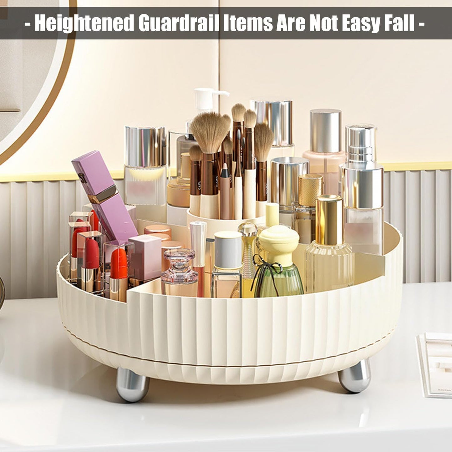 Spinning Skincare Lotion Organizer