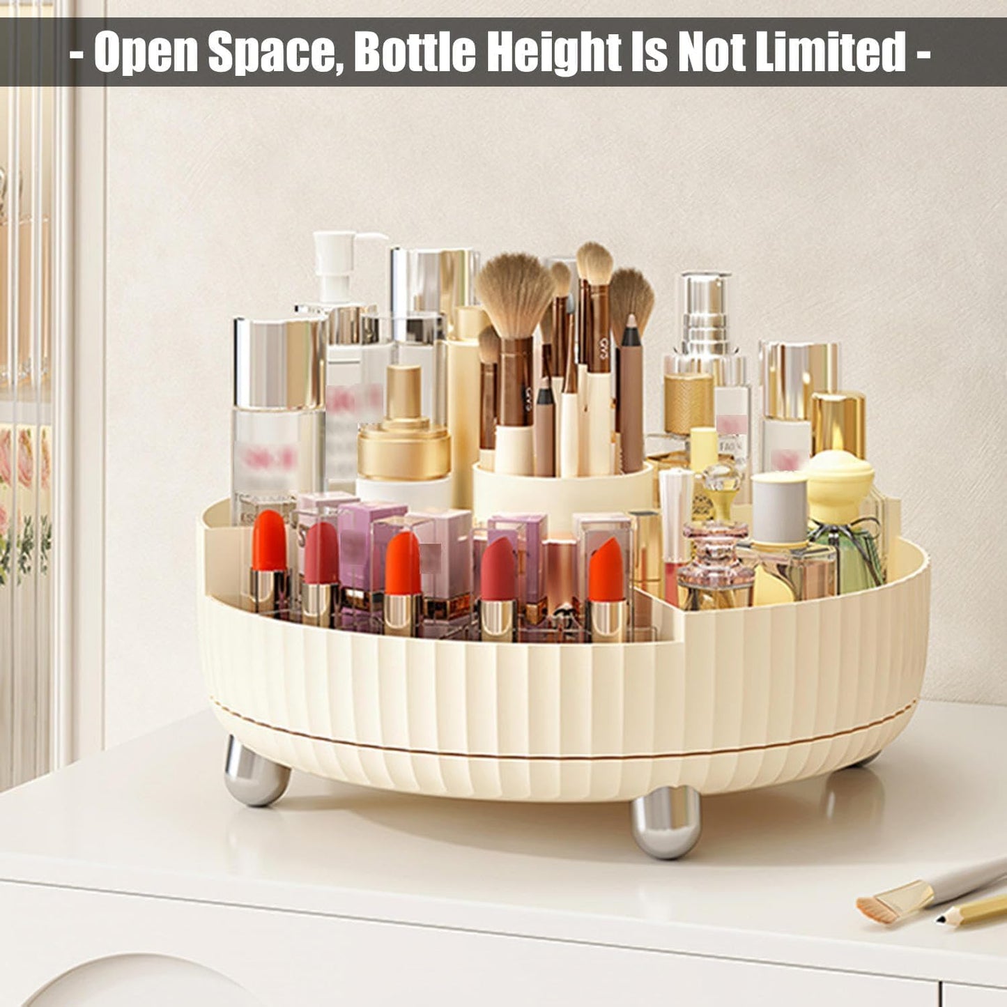 Spinning Skincare Lotion Organizer